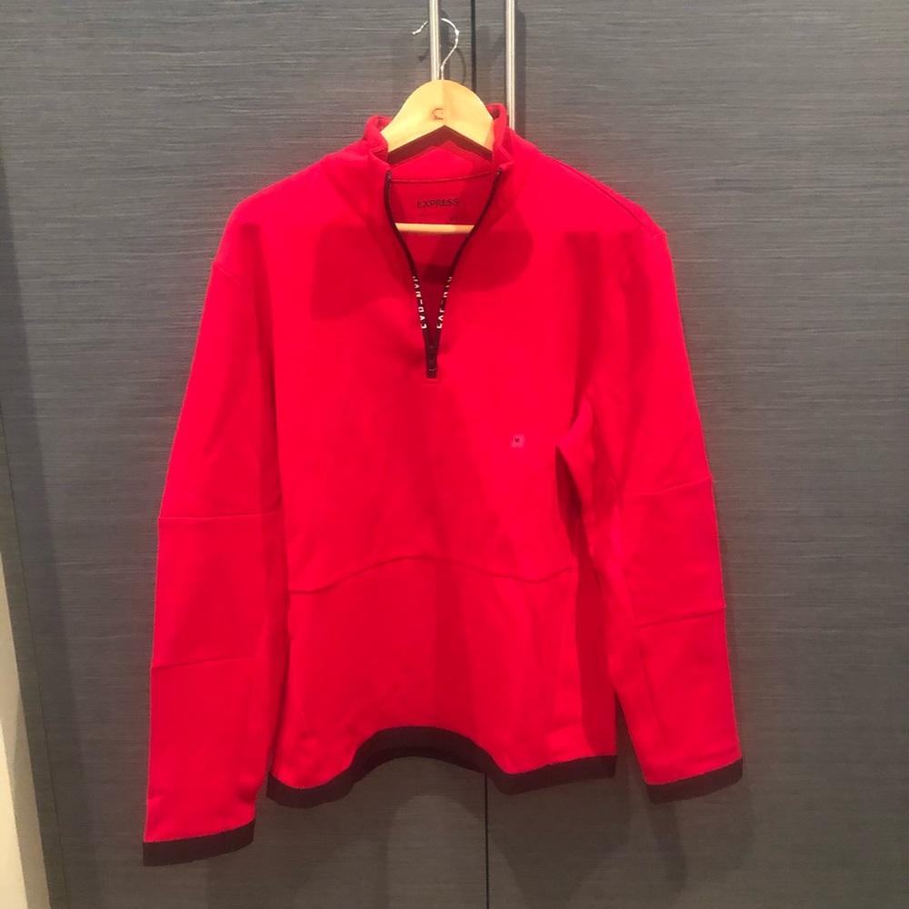 EXPRESS ATHLETIC QUARTER ZIP NWT